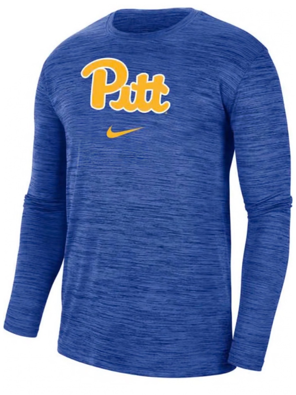 Nike Pitt Pittsburgh Panthers Shirt Mens Medium Blue Long Sleeve Performance